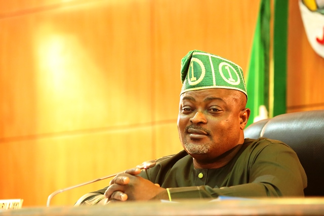 Faces of lawmakers who impeached Obasa