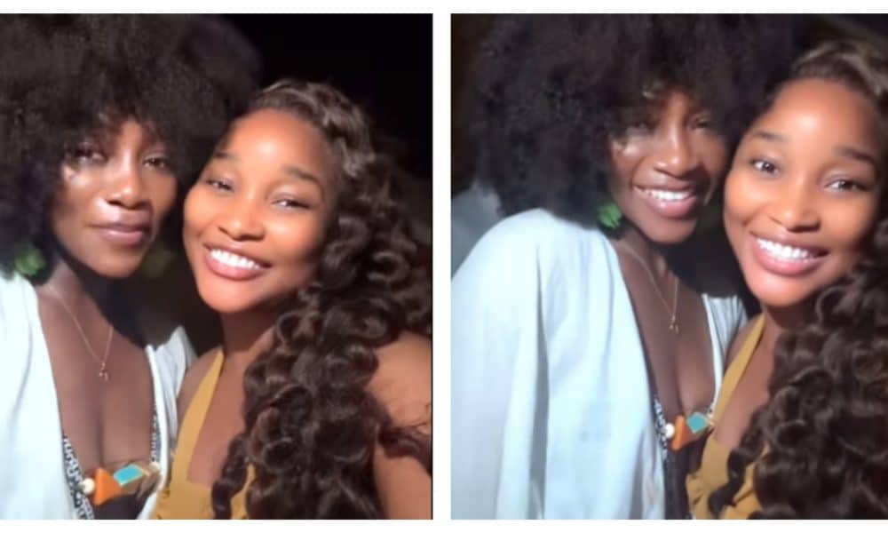 Genevieve Nnaji and Sandra Okunzuw