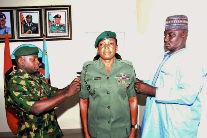 Nigerians first female Warrant Officer, Hajara Egbunu