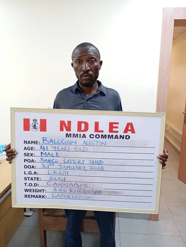 NDLEA Intercepts UK-bound Illicit Drugs In Duvet At Lagos Airport, Arrests 2 Suspects