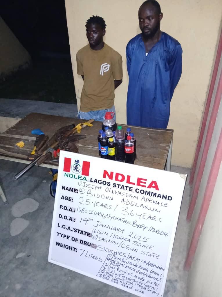 NDLEA intercepts UK-bound illicit drug consignment in duvet at