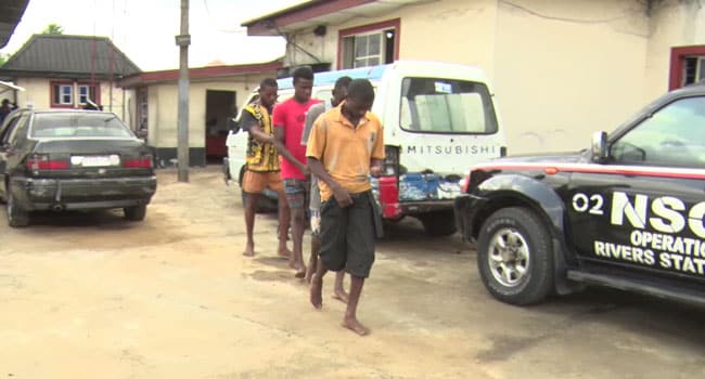 NSCDC Nab Eight Suspected Crude Oil Thieves In Rivers