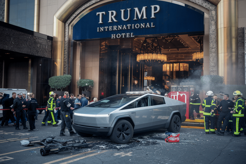 One Killed As Explosion Rocks Trump's Hotel In Las Vegas