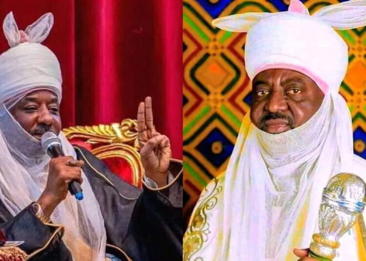 L-R: Muhammadu Sanusi II and Aminu Ado Bayero