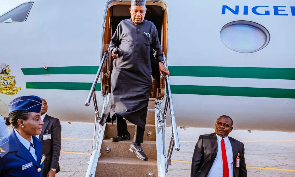 Shettima Returns From Davos, Showcases Nigeria’s Investment Potential