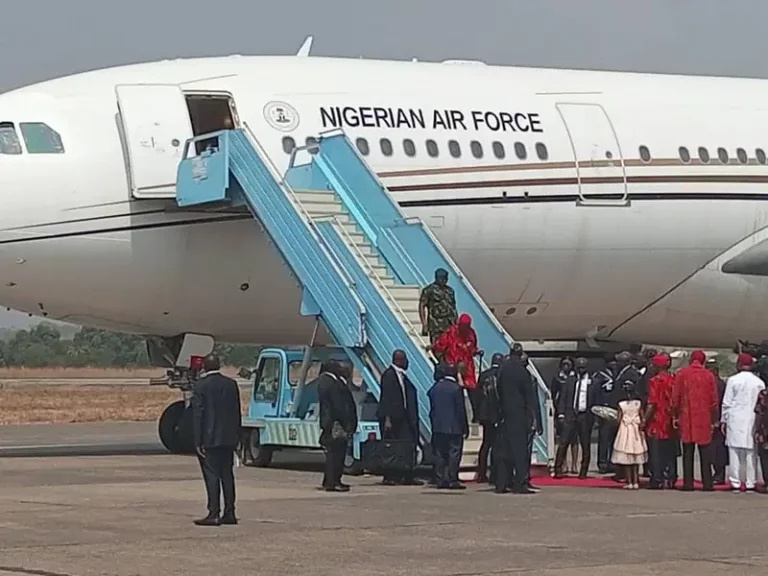 Just In: Tinubu Arrives Enugu For Official Visit