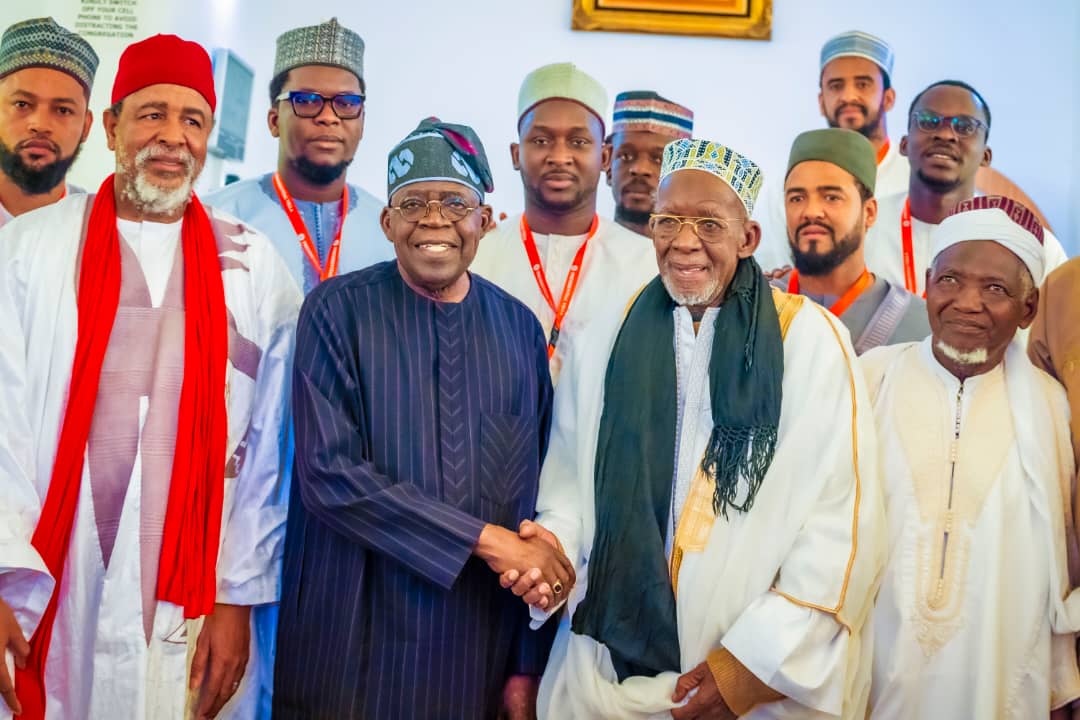 Tinubu, Tijjaniya Clerics Pray For National Stability, Dev't