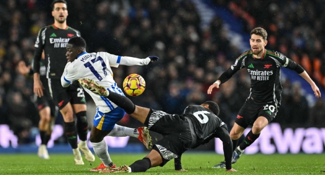 Virus stung Arsenal wobbled and fumbled to a draw at Brighton,