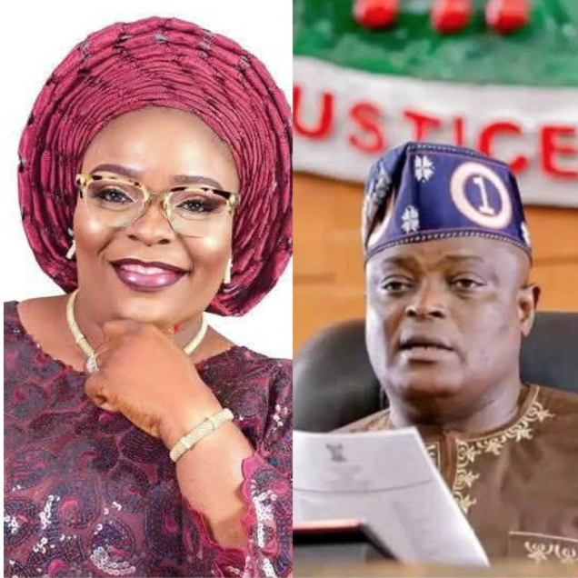 Watch moment the first female Lagos speaker takes over from Obasa