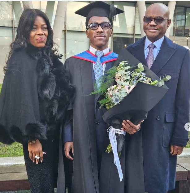 Wike dragged for celebrating son’s graduation in UK