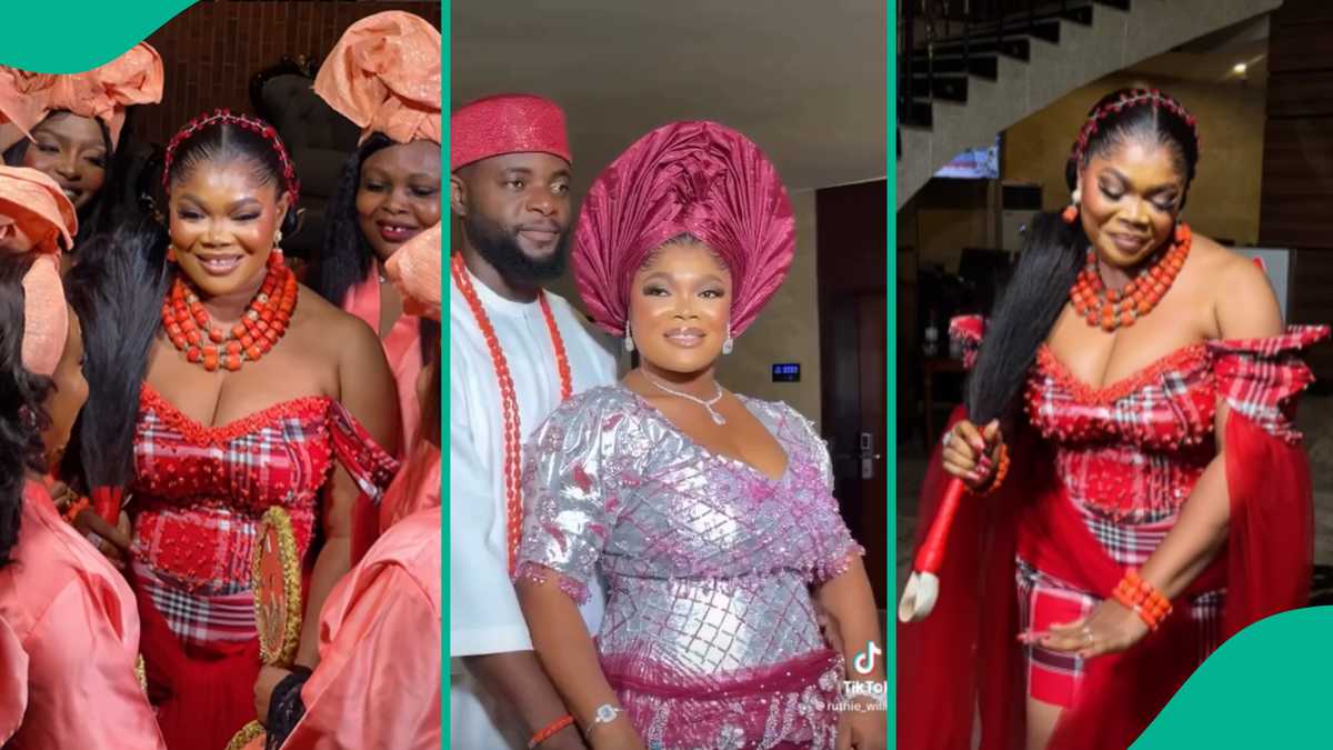 Ruby Ojiakor Traditionally Weds, Removes Shoes to Dance Energetically in Video: “Happy Bride”