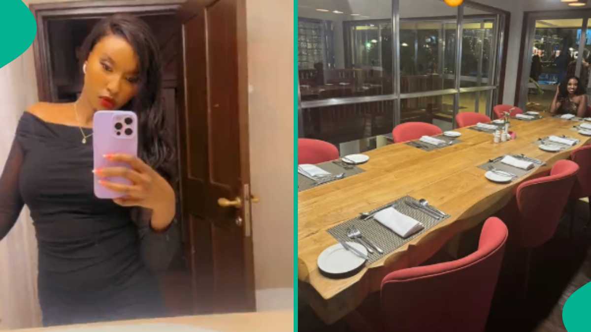 Lady Who Invited Friends to Her Birthday Dinner Heartbroken as No One Showed up, Photos Emerge