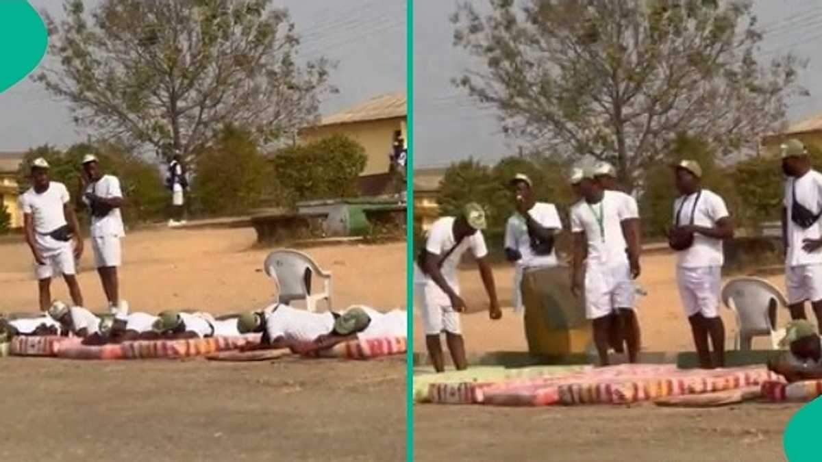 Corps Members Asked to Lie Under Hot Sun as Punishment for Missing SAED lectures, Video Trends