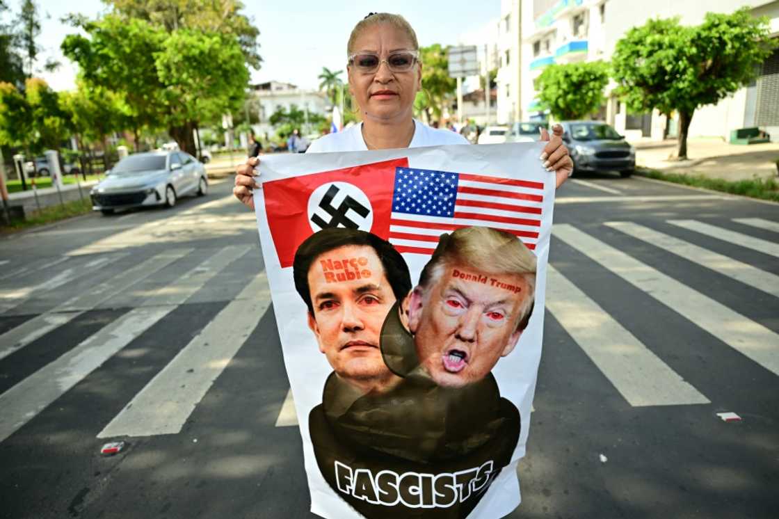 Scattered protests broke out in Panama against Donald Trump's rhetoric seeking to reclaim the Panama Canal