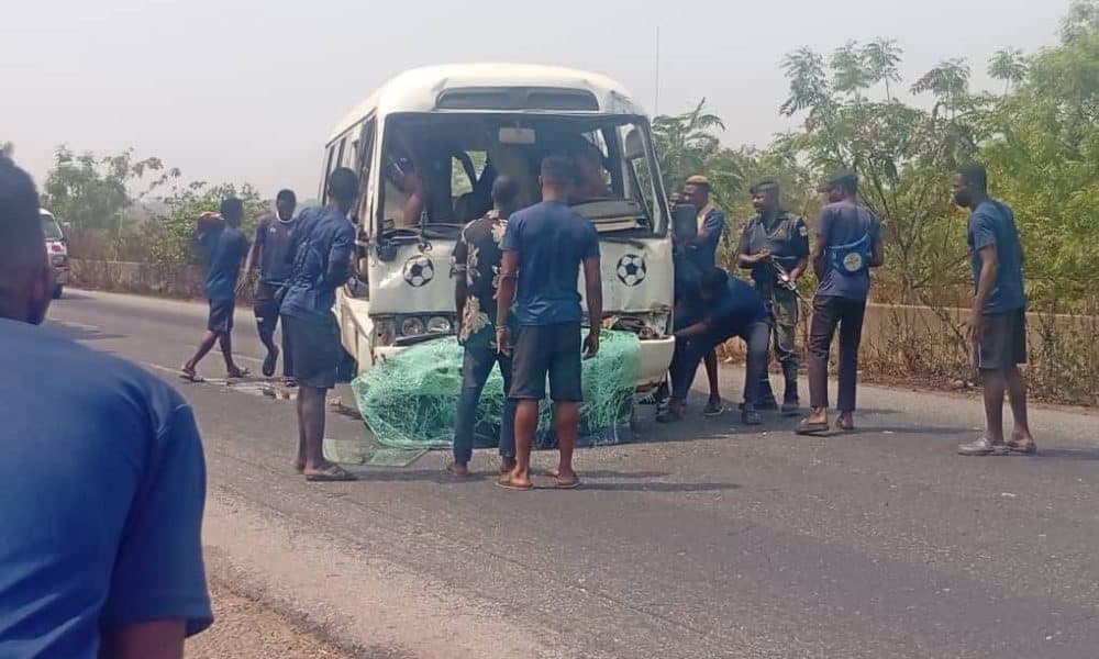 Saraki’s Football Club Involved In Accident, Officials, Players Critically Injured