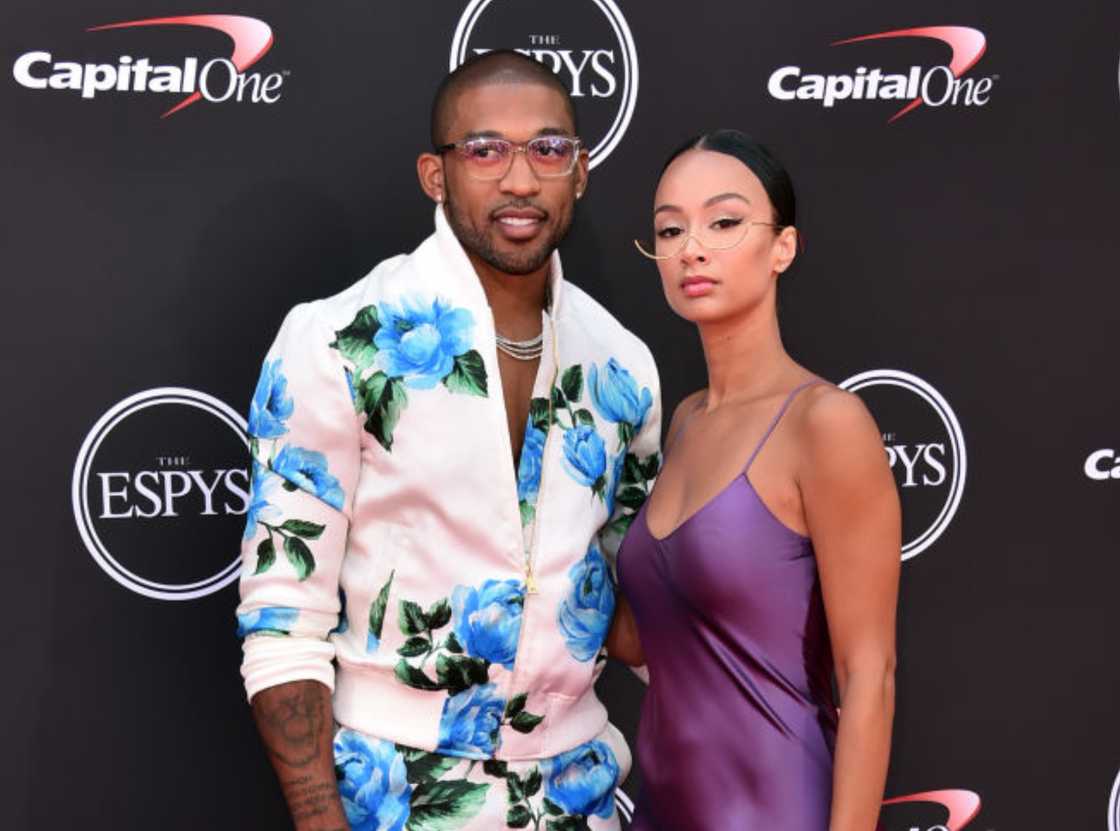 NFL player Orlando Scandrick and actor Draya Michele attend The 2018 ESPYS