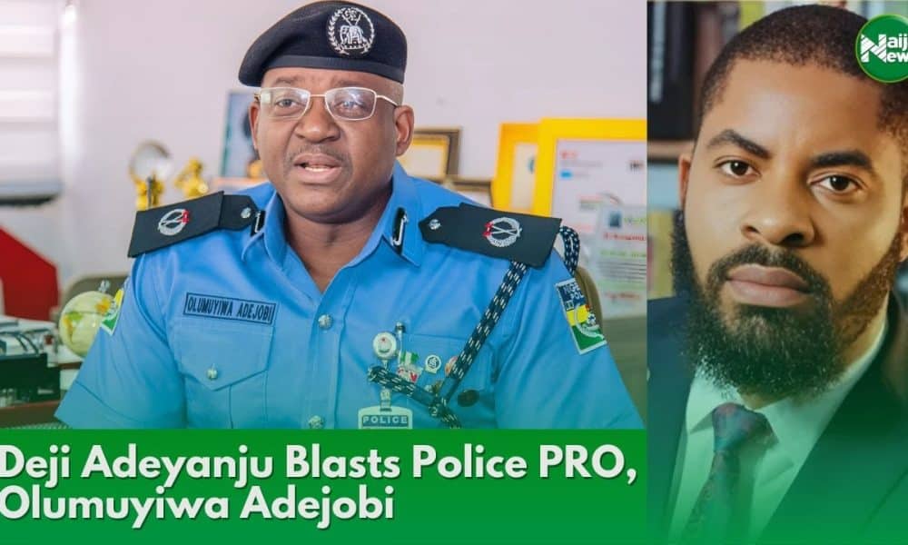 Deji Adeyanju Blasts Police Spokesperson, Muyiwa Adejobi