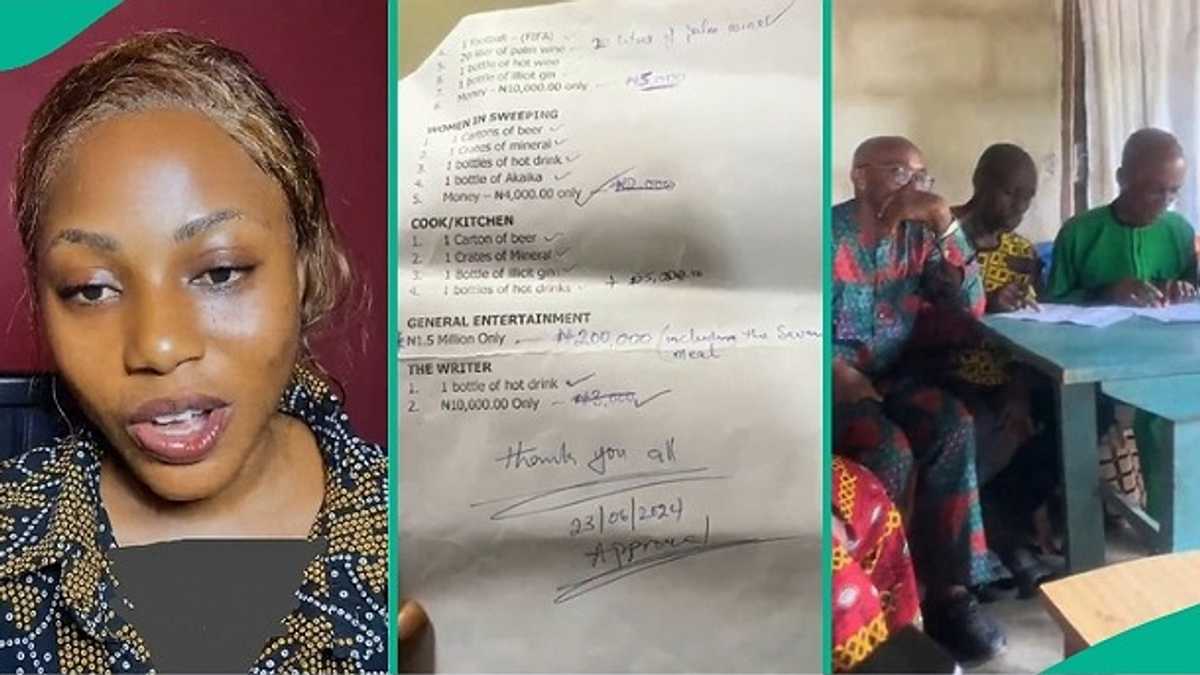 Lady Laments Over Bride Price List from Elders Who Heard that She's Dating White Man, Video Trends