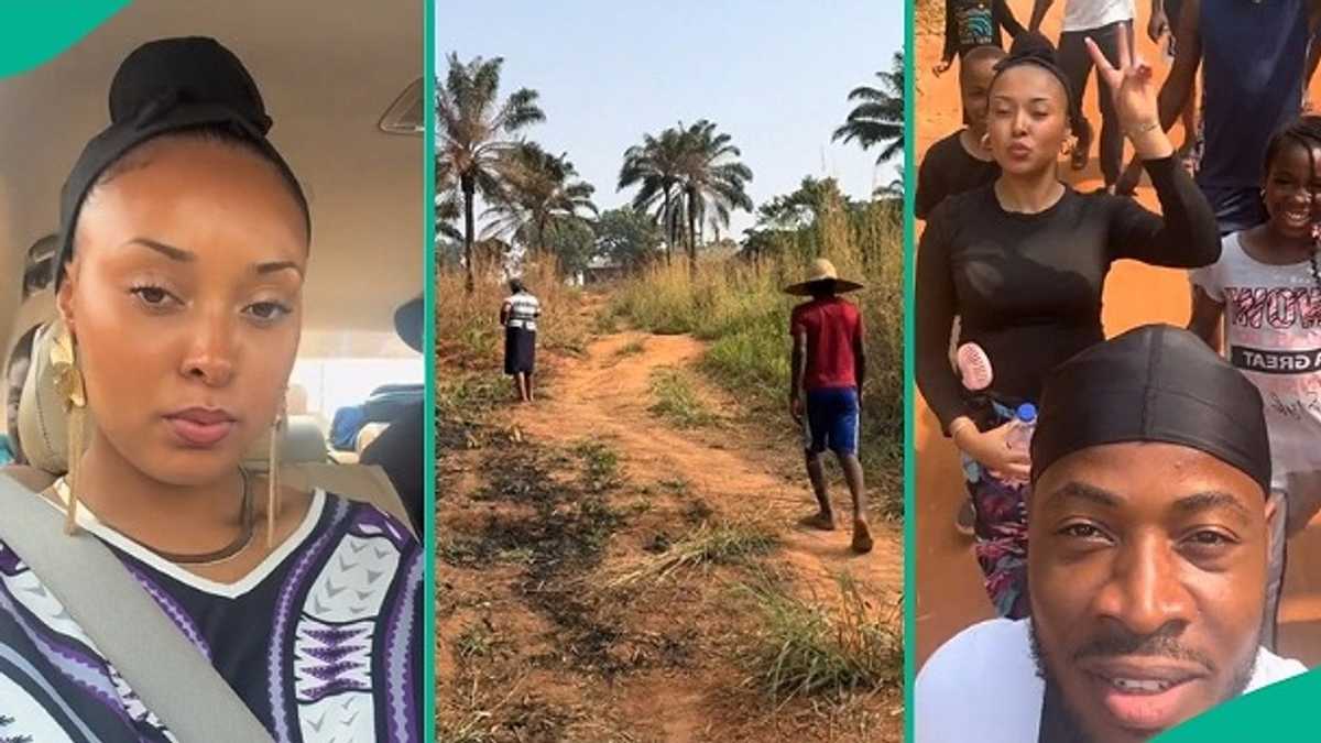 UK Lady Who Visited Nigeria Expresses Love for Anambra State, Video Melts Hearts on TikTok