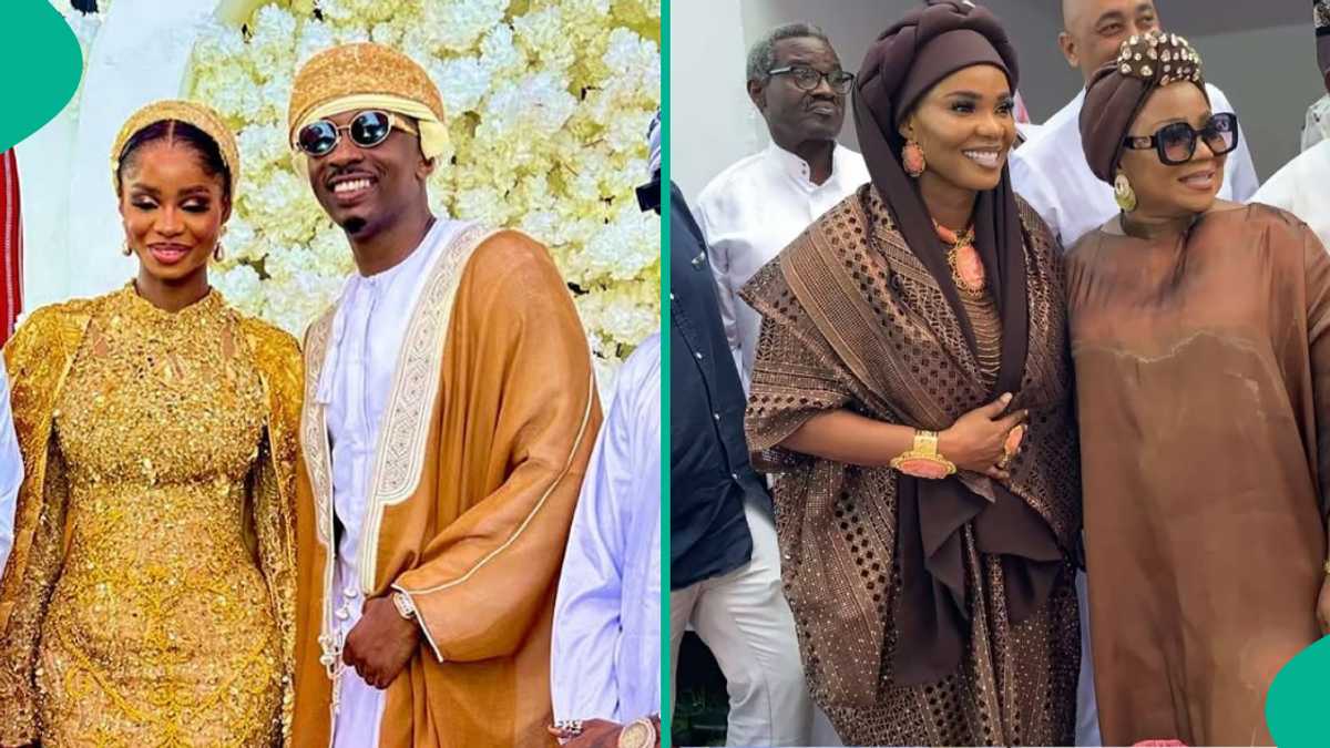 First pics from Iyabo Ojo's daughter Priscilla and Juma Jux Islamic wedding ceremony in Tanzania