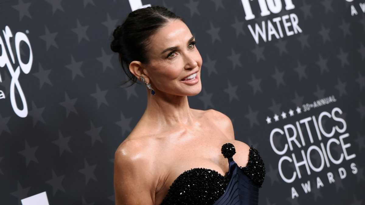 Demi Moore wins at Critics Choice with disgraced rival Gascon absent