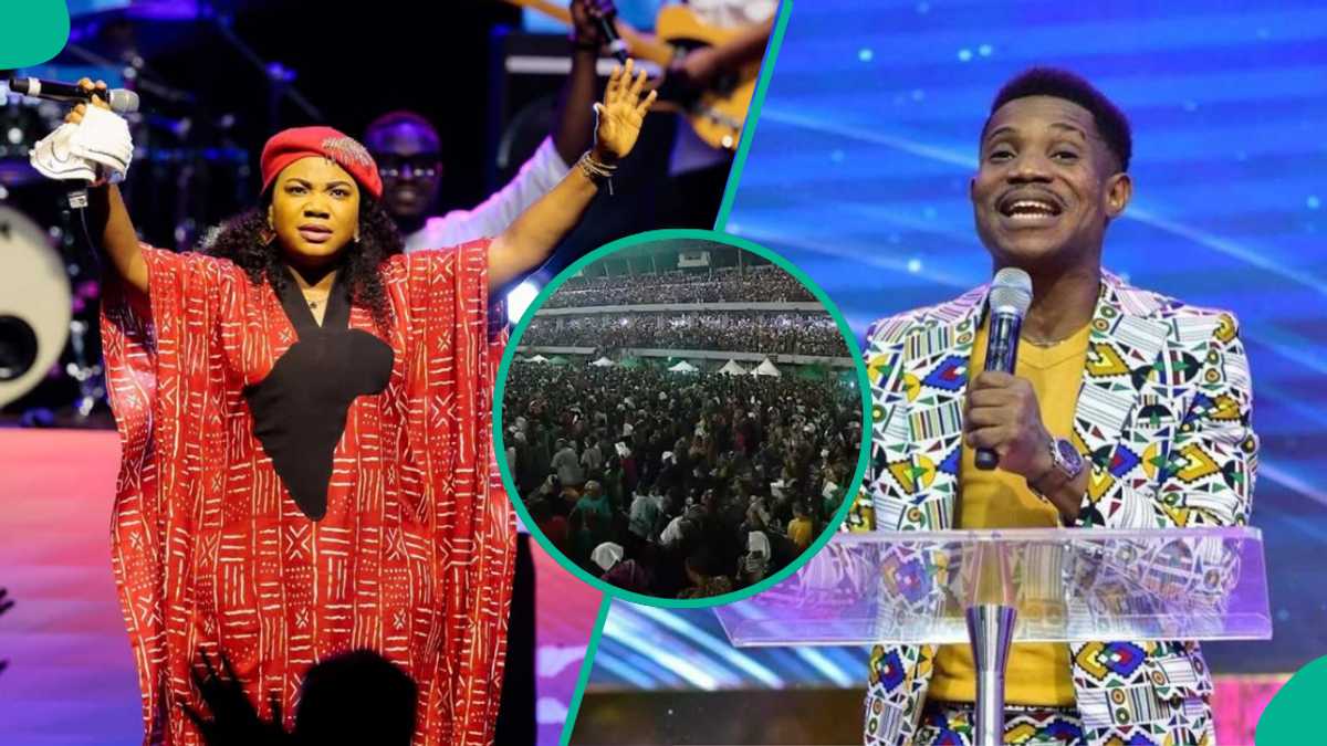 Massive Turnout at Pastor Jerry Eze’s NSPPD Lagos Conference, Mercy Chinwo Sings, Mercy Eke Spotted