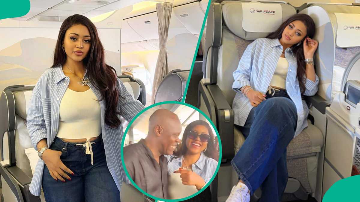 Rare Photo of Regina Daniels’ Father As He Picks Her Up From Airport After London Trip: “He’s Shy”