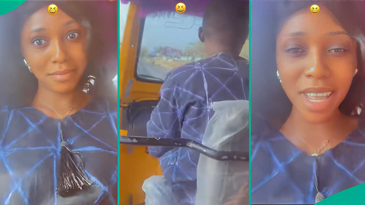 Lady Who Entered Keke Discovers She and Rider Wore Same Outfit, Shares Outcome in Video