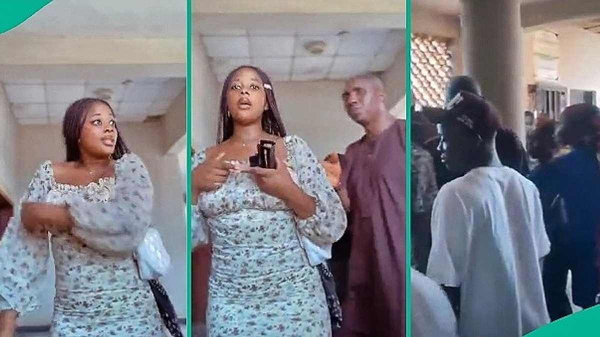 Female Student of UNIZIK Reportedly Slaps Lecturer for Interrupting Her TikTok Video, People React