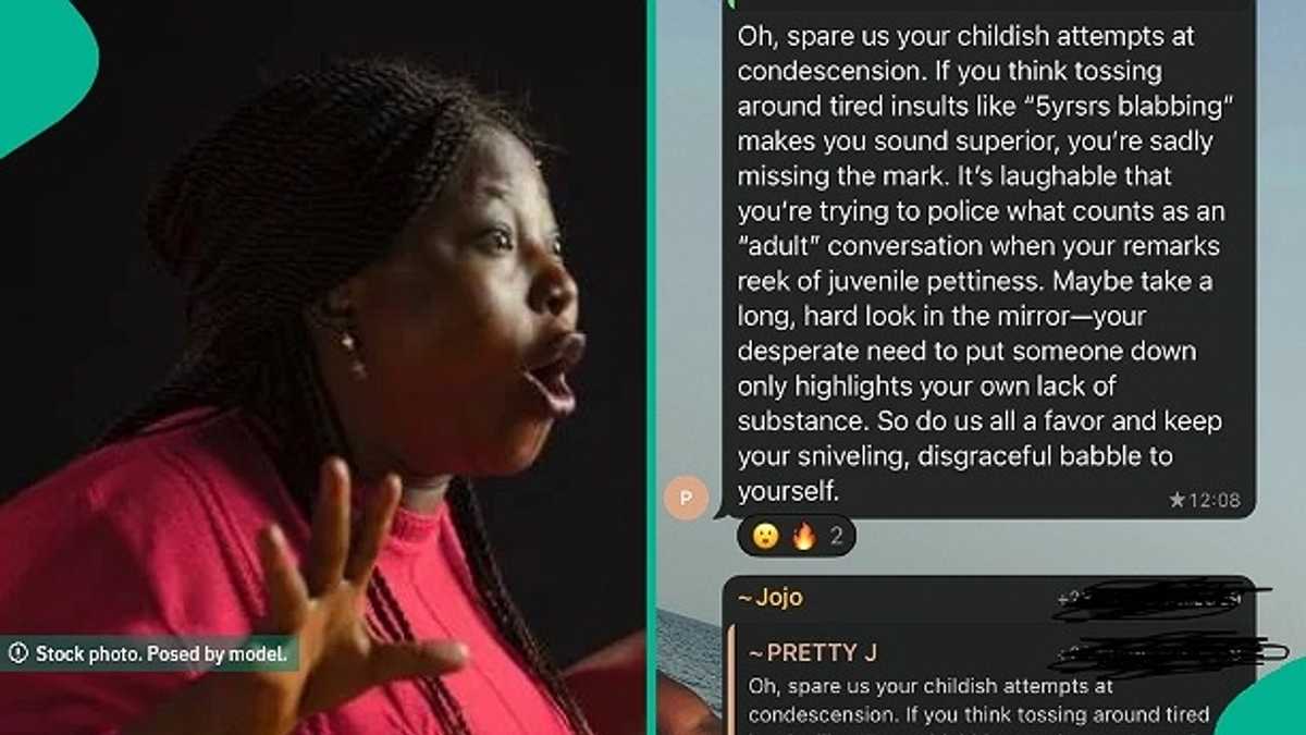 Chat Trends as Lady Blasts Neighbour with Queen's English on WhatsApp Group, People React