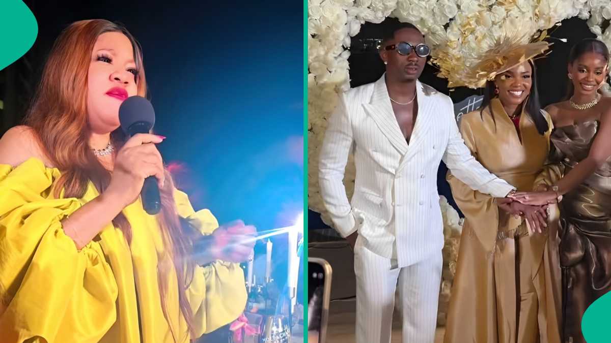 JP2025: Video as Toyin Abraham Wholeheartedly Prays for Priscilla, Juma Jux in Yoruba, “Well Said”