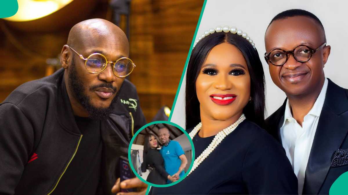 2Baba’s baby mama Sunmbo Adeoye celebrates Valentine's Day with hubby Pastor Adeoye, praises him