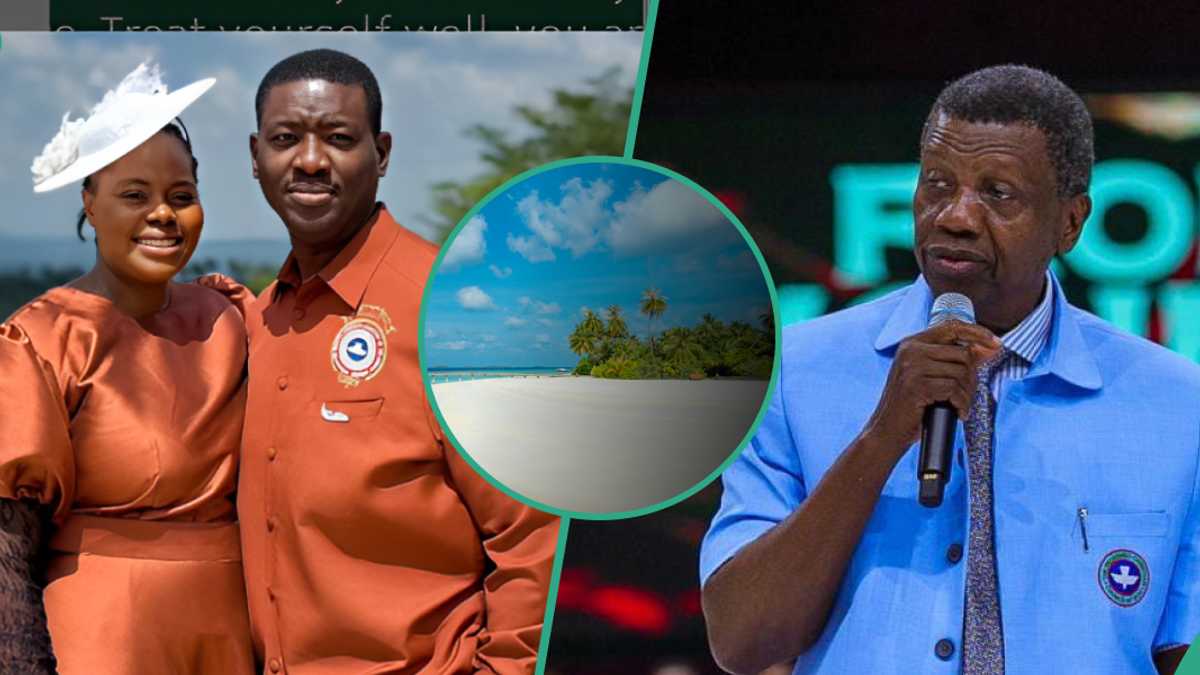 Valentine’s Day: Pastor Adeboye’s Son Leke and Wife Celebrate Special Event in Maldives, Peeps React