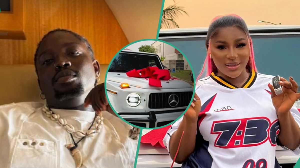 Verydarkman Pokes Destiny Etiko Over Her New N350m Mercedes-Benz G-wagon: “I Feel Say Una Dey Lie”