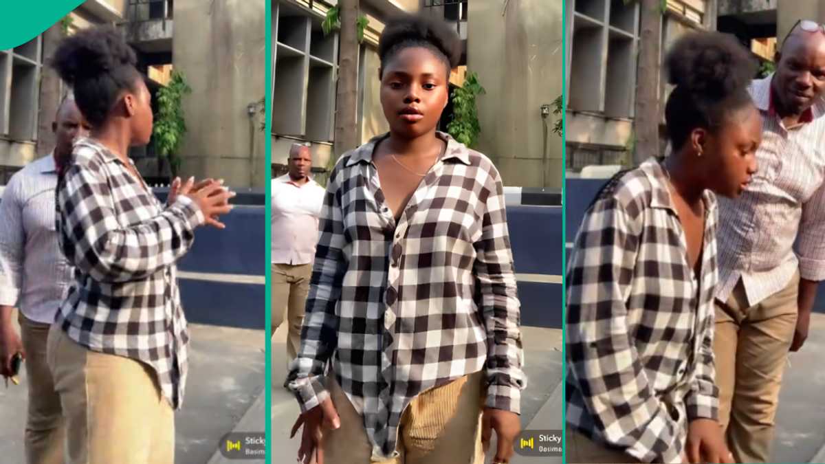 UNILAG Female Student Making Video on Campus Trends over What She Did When Lecturer Walked Past Her