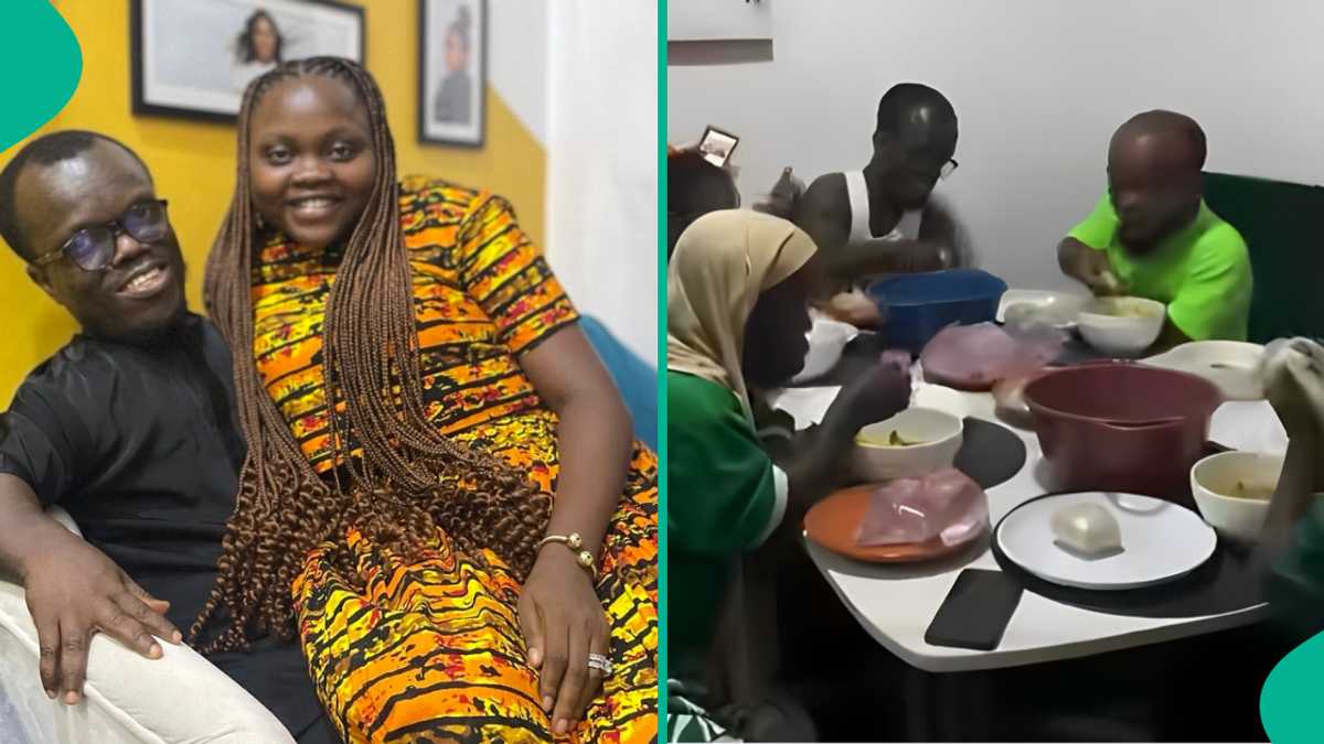 Nkubi Shares Video of Family Members Having Meal Together: “His Wife Deserves National Honour”