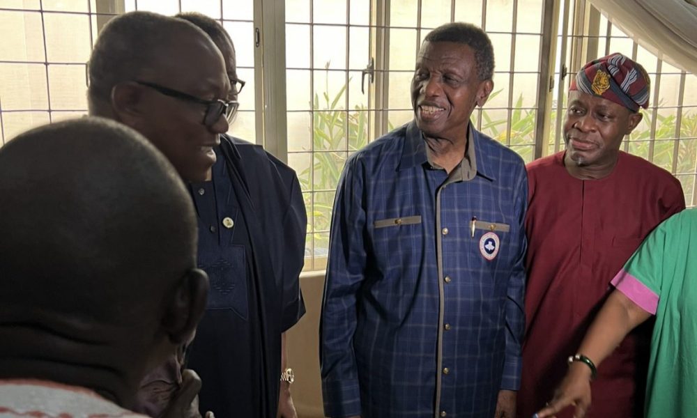 Osinbajo, Adeboye, Peter Obi, Others Visit Adebanjo’s Residence (Photos)