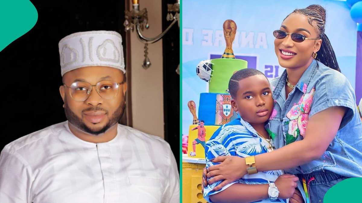 Olakunle Churchill Joins Tonto Dikeh to Mark Son’s 9th Birthday, Shares Photo: “Daddy Loves You”