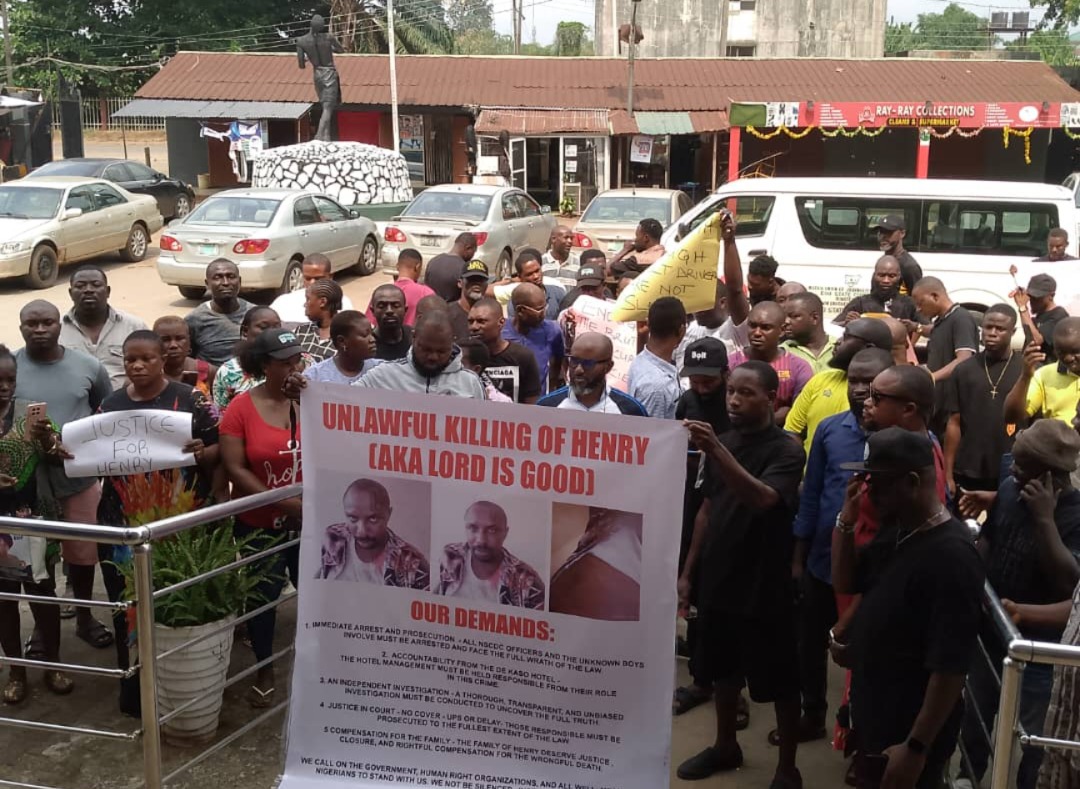 Bolt Drivers Protest Killing Of Colleague, Demand Arrest, Prosecution Of Suspects In Edo