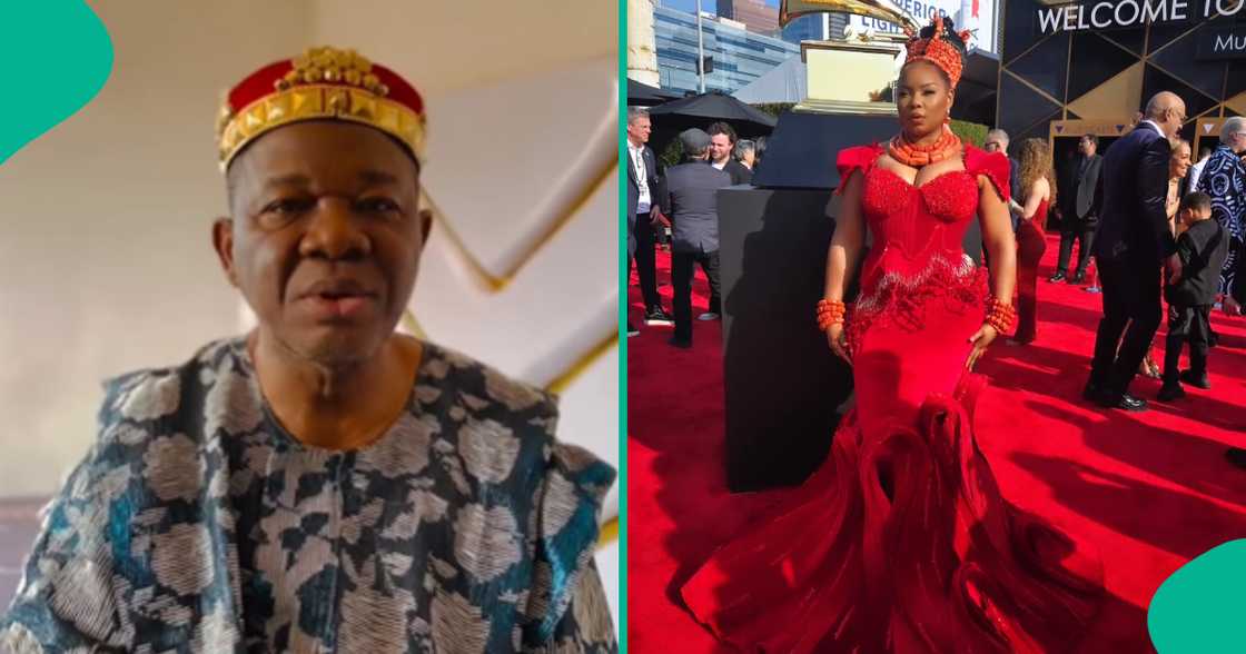 Chiwetalu Agu calls Yemi Alade a queen over her fit to teh Grammys.