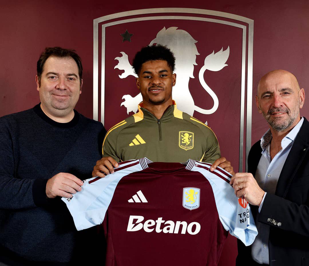 Done Deal: Rashford Completes Loan Move To Aston Villa