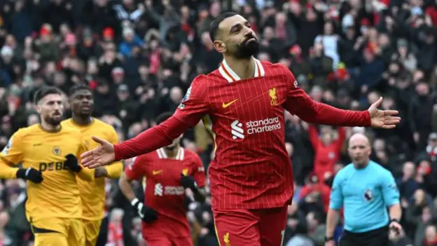 EPL: Liverpool restore seven-point lead in Wolves win