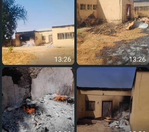 F!re guts Sokoto INEC office, electoral materials burnt