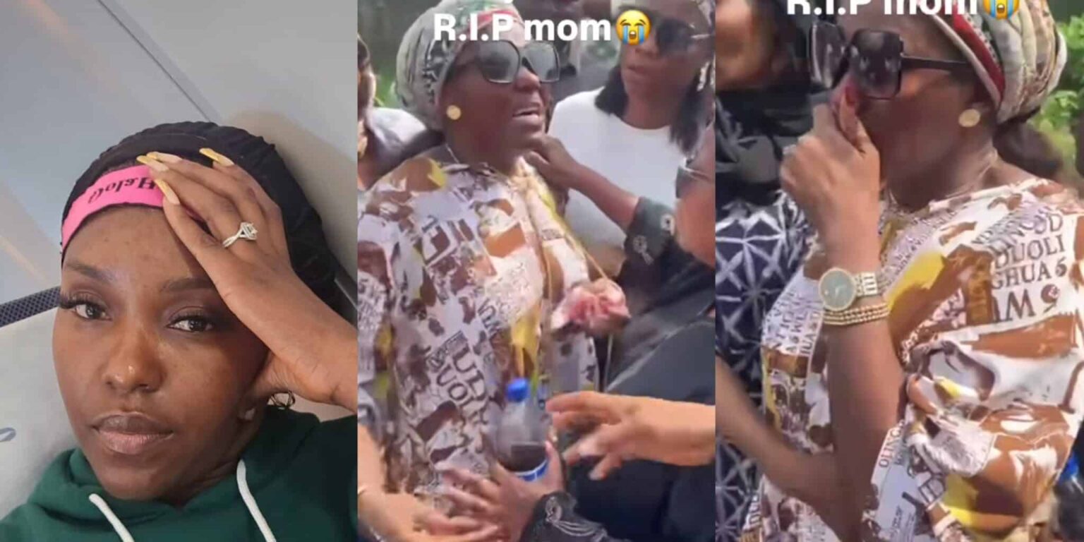 I just wish this pain will go away - Biola Bayo bids late mum farewell with heartbreaking tribute