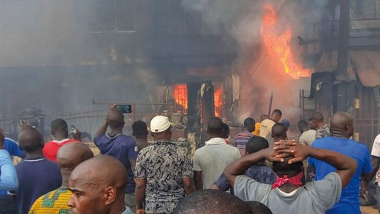 Millions destroyed as fire engulfs Casava processing factory in Iseyin, Oyo