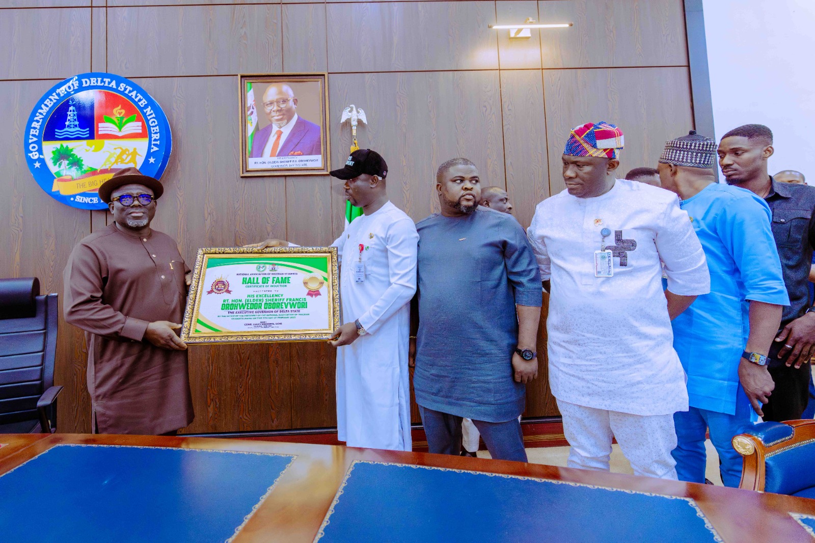 NANS inducts Oborevwori into its Hall of