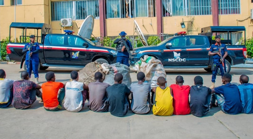 NSCDC nabs 12 Scavenger in Abuja