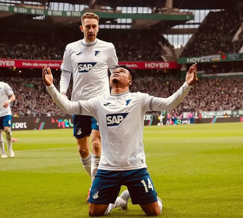 Orban Scores 3rd League Goal As Hoffenheim Beat Werder Bremen