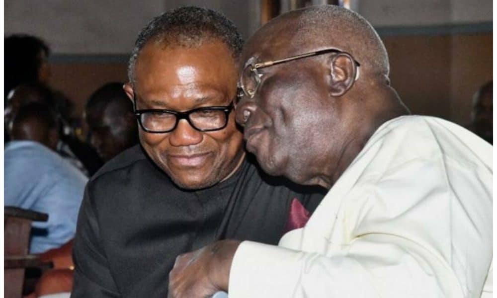 Peter Obi Reveals Last Words Pa Adebanjo Told Him As He Mourns Late Afenifere Leader