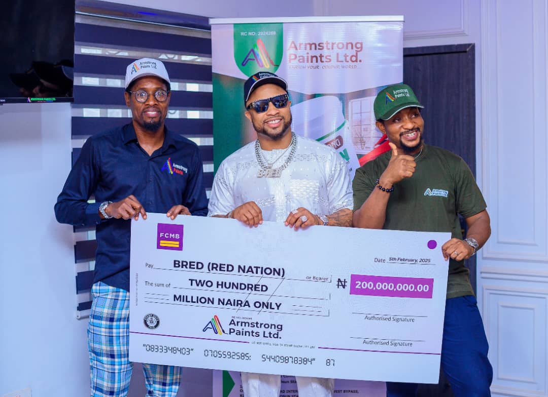 Singer B-Red Bags ₦200m Endorsement Deal With Armstrong Paint 